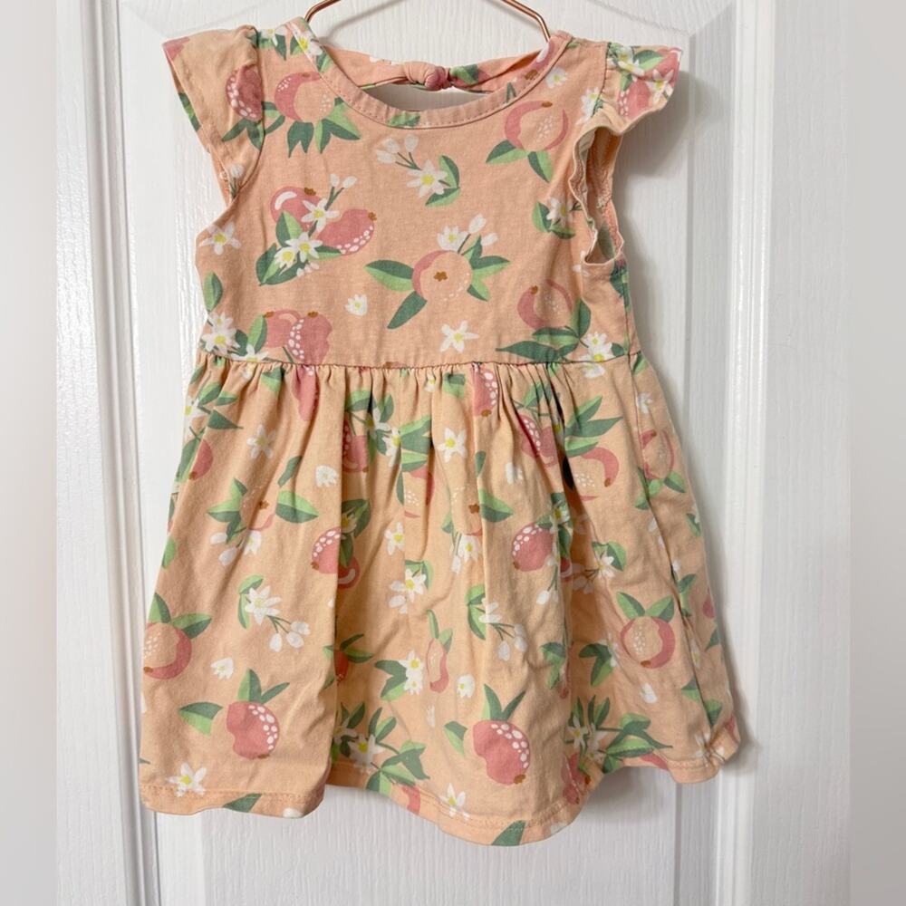 Freestyle peach girls summer casual dress size 18 months